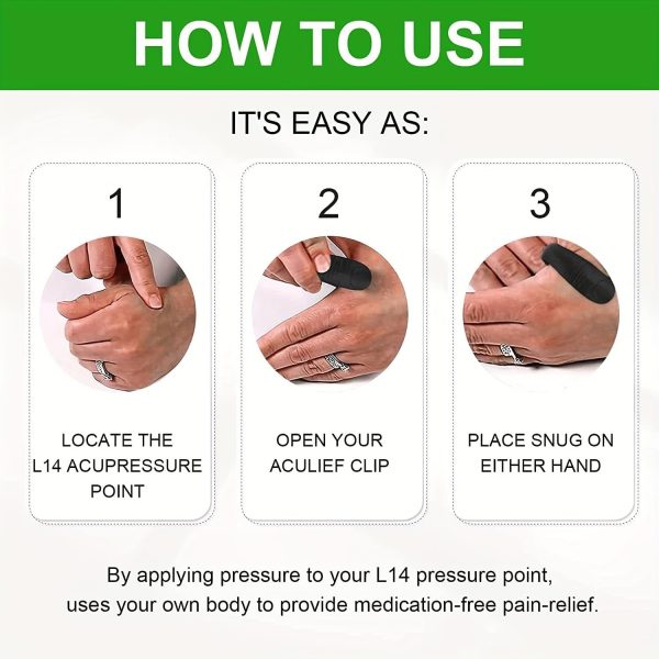 Pack Of 01 Sugar Control Li4 Acupressure Point Clip Wearable