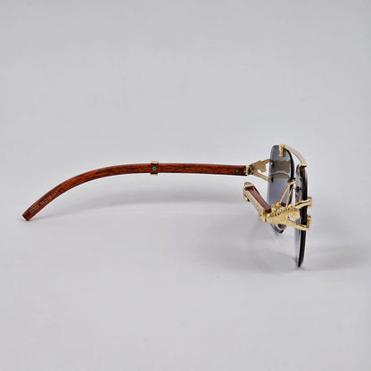 Cartier Wooden Panther Gold Multi Colour Shaded