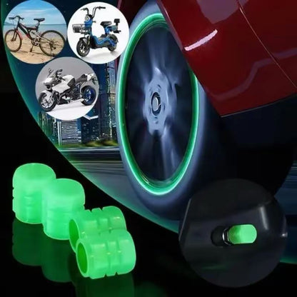 Luminous Valve Motorcycle Bicycle Bike Car Wheel Tyre