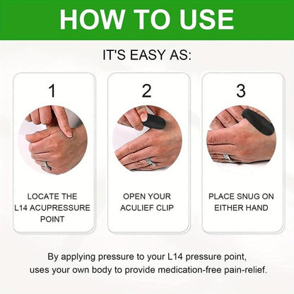 Pack Of 01 Sugar Control Li4 Acupressure Point Clip Wearable